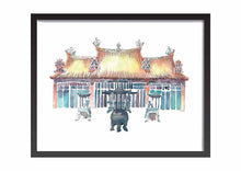 Load image into Gallery viewer, Chen Yi Xi Art Print -Kong Hock Keong Temple in Penang.
